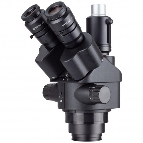 Amscope Microscope Stereo 7X-45X - مجهر ستيريو, AmScope 7X-45X أسود سيمول