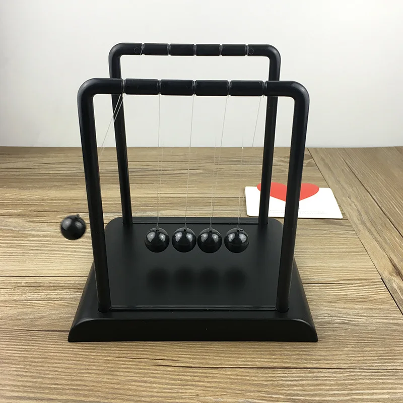 أسود نيوتن البندول سخية بركة ن - مراجعة Newton Cradle Large وسعره