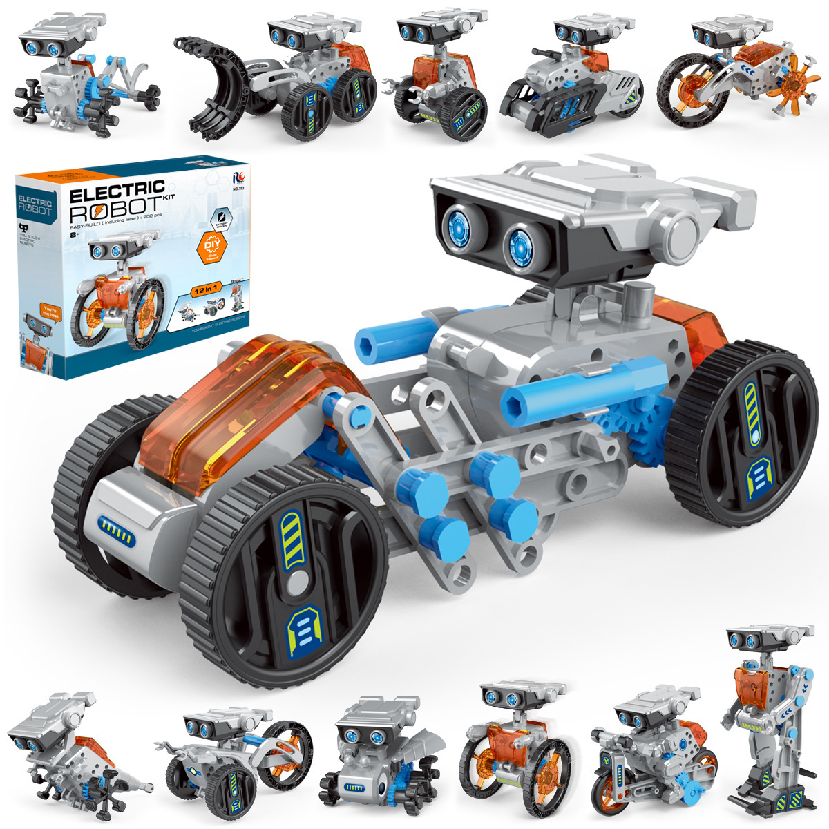 12 في 1 تجربة علمية لعبة روبوت - مراجعة Science Toys Diy وسعره