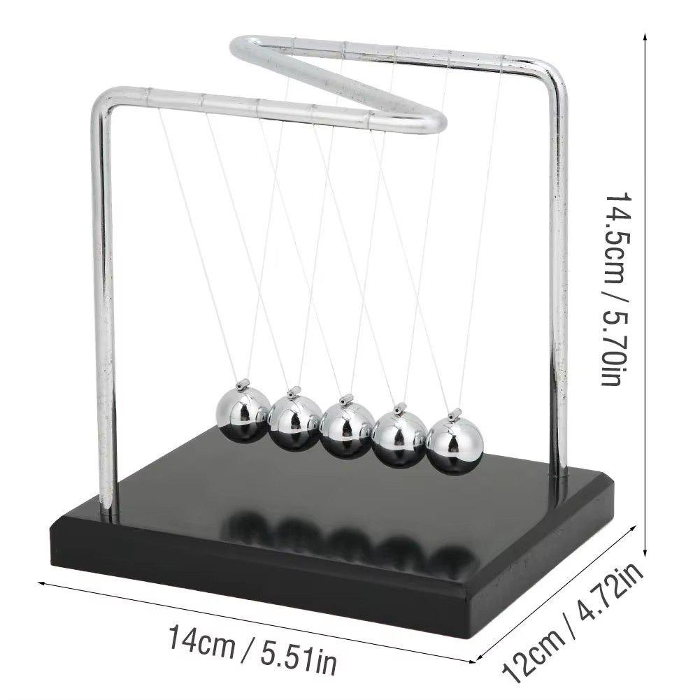 نيوتن مهد البندول كرات نيوتن ك - مراجعة Newton Cradle Large وسعره