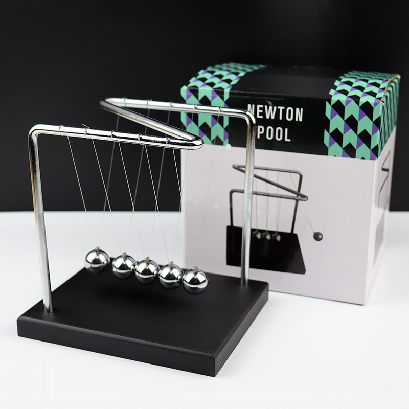 نيوتن مهد البندول كرات نيوتن ك - مراجعة Newton Cradle Large وسعره