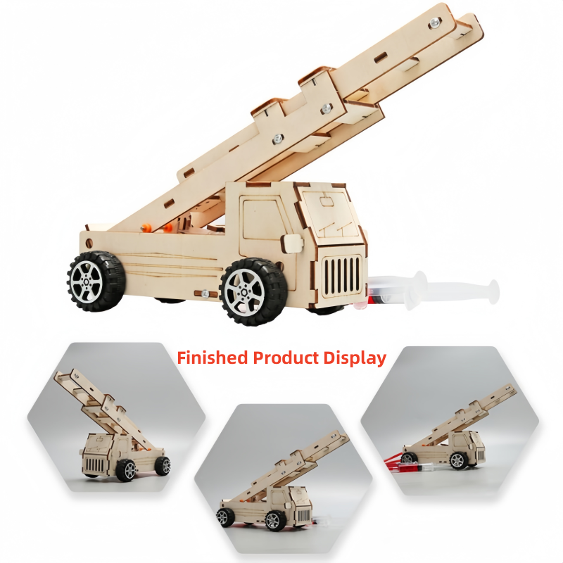 مجموعة نماذج شاحنة إطفاء سلم خ - مراجعة Science Project Kit وسعره