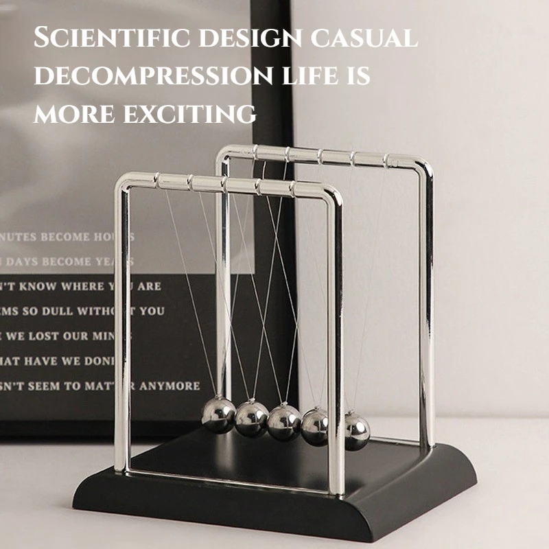 مهد نيوتن من الفولاذ، لعبة حرك - مراجعة Newton Cradle Large وسعره